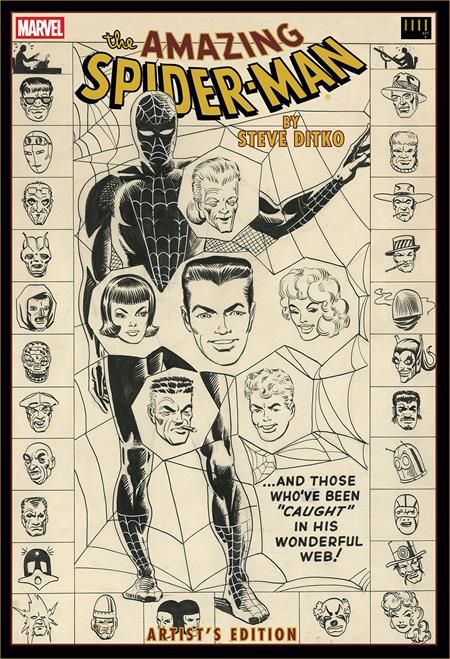 AMAZING SPIDER MAN BY STEVE DITKO ARTISTS EDITION HC DIRECT MARKET EXCLUSIVE WEB CVR AMAZING SPIDER MAN BY STEVE DITKO ARTISTS EDITION HC DIRECT MARKET EXCLUSIVE WEB CVR