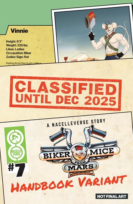 BIKER MICE FROM MARS (2025) #7 CVR B DOTUN AKANDE HANDBOOK VAR