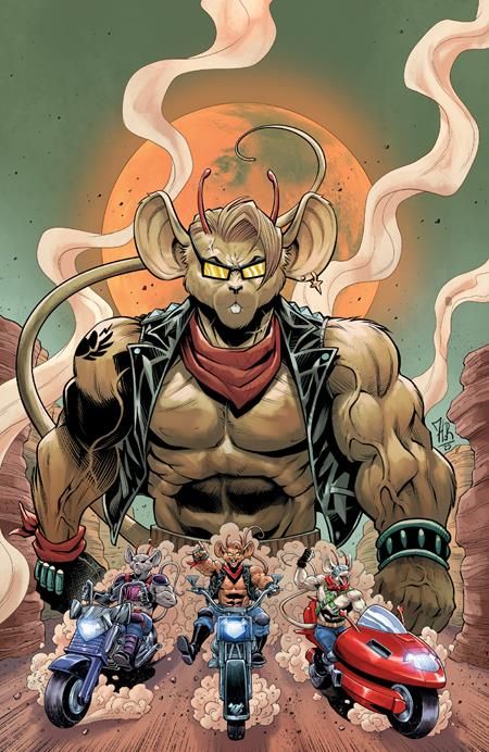 BIKER MICE FROM MARS (2025) #7 CVR D 1:20 JORDI TARRAGONA FULL ART VAR BIKER MICE FROM MARS (2025) #7 CVR D 1:20 JORDI TARRAGONA FULL ART VAR