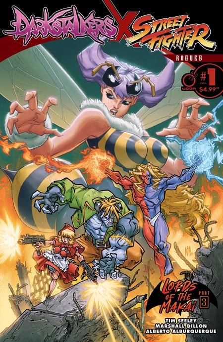 DARKSTALKERS X STREET FIGHTER ROGUES #1 (ONE SHOT) CVR A ALBERTO ALBURQUERQUE DARKSTALKERS X STREET FIGHTER ROGUES #1 (ONE SHOT) CVR A ALBERTO ALBURQUERQUE