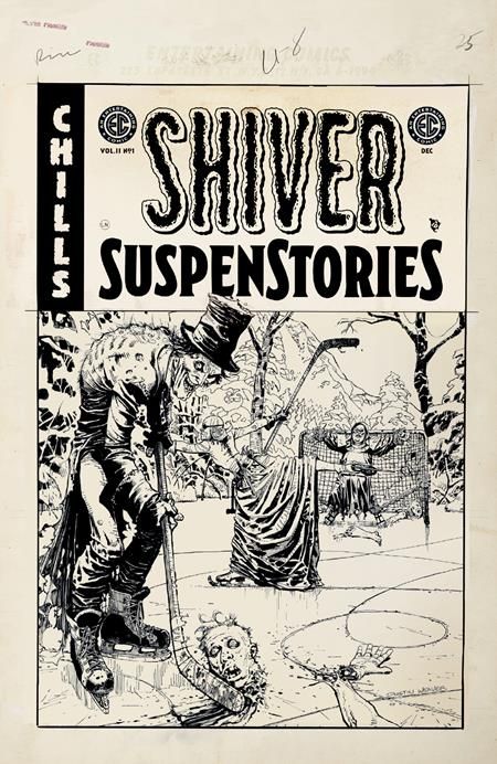 EC SHIVER SUSPENSTORIES 2 #1 CVR D 1:20 DUSTIN WEAVER B&W ARTIST EDITION VAR EC SHIVER SUSPENSTORIES 2 #1 CVR D 1:20 DUSTIN WEAVER B&W ARTIST EDITION VAR