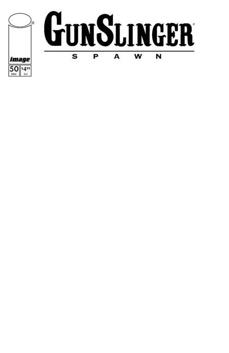 GUNSLINGER SPAWN #50 CVR D BLANK SKETCH VAR GUNSLINGER SPAWN #50 CVR D BLANK SKETCH VAR