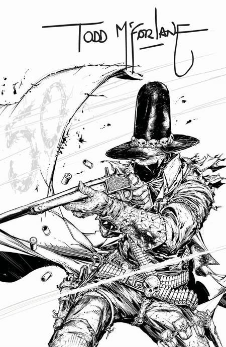 GUNSLINGER SPAWN #50 CVR G 1:250 TODD MCFARLANE SIGNED INK VAR GUNSLINGER SPAWN #50 CVR G 1:250 TODD MCFARLANE SIGNED INK VAR
