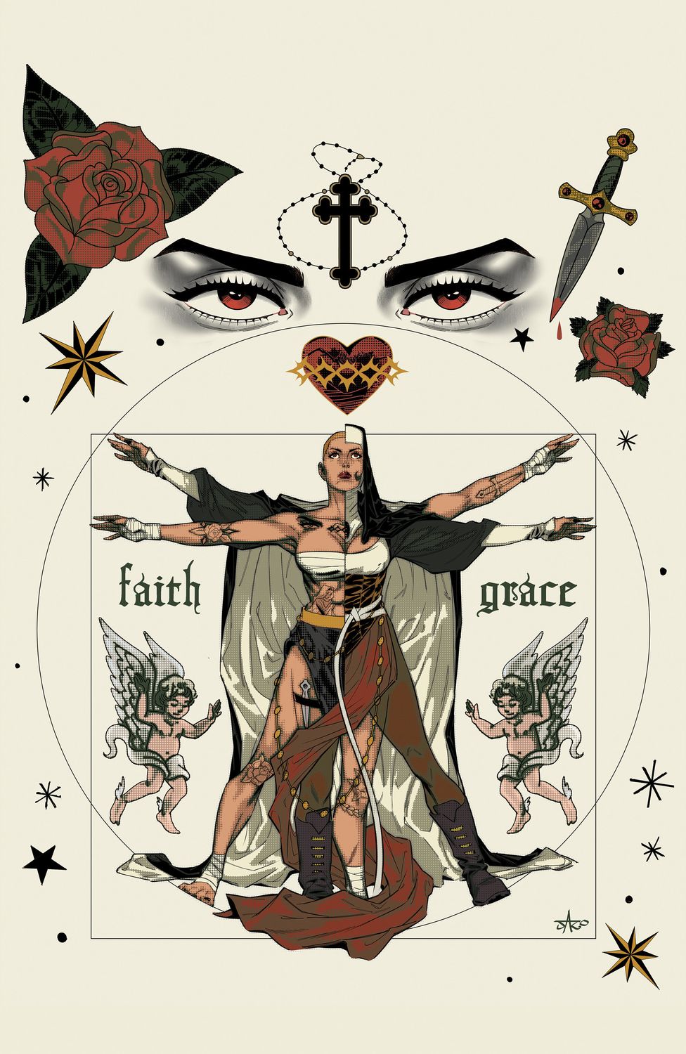 Marian Heretic #3 D Unlimited Variant (Dressed, Jaro) Marian Heretic #3 D Unlimited Variant (Dressed, Jaro)