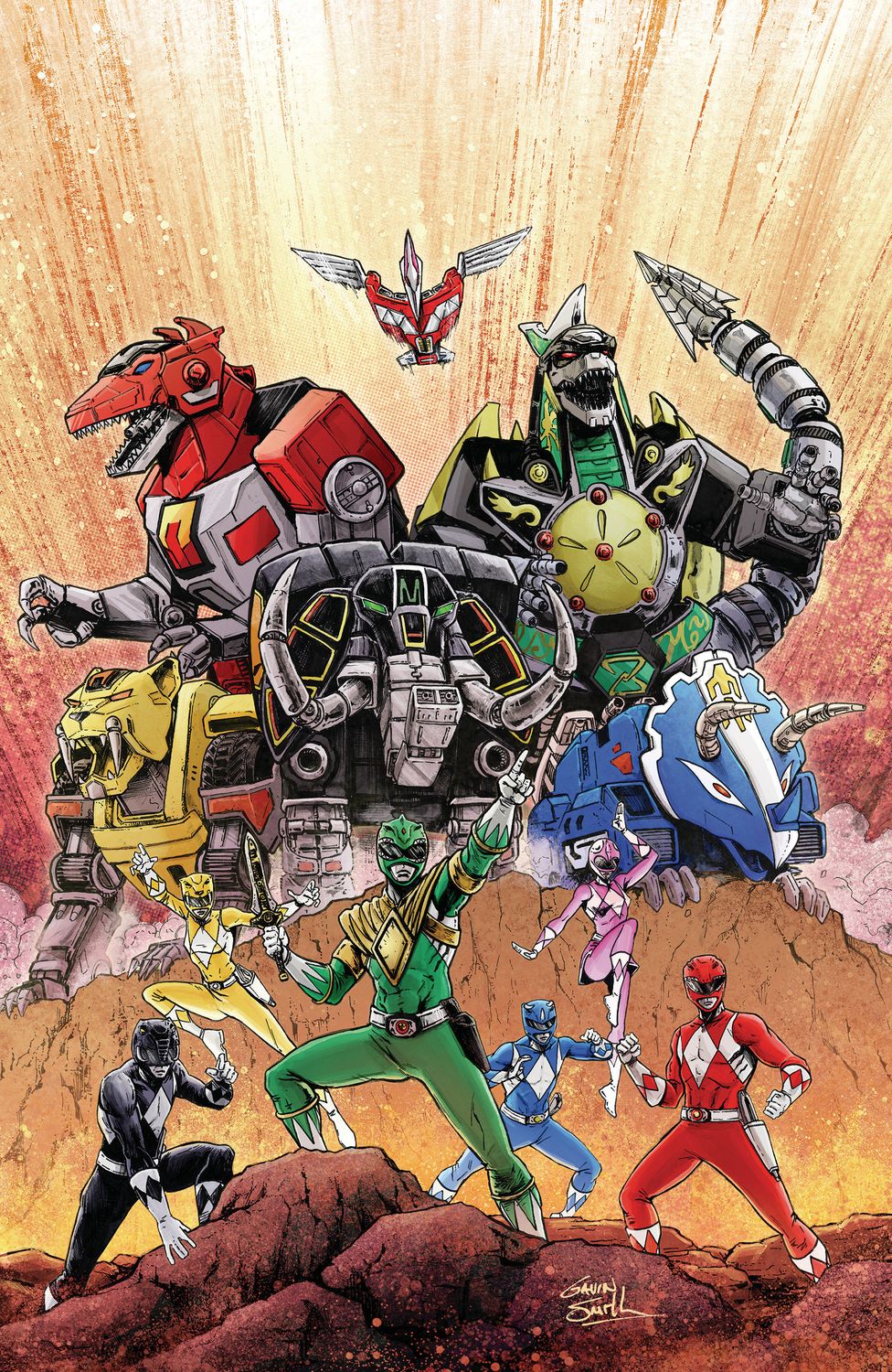 Mighty Morphin Power Rangers: Zord Quest #1 A Main (Dressed, Smith) Mighty Morphin Power Rangers: Zord Quest #1 A Main (Dressed, Smith)