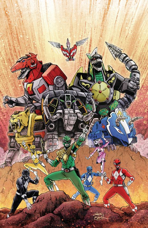 Mighty Morphin Power Rangers: Zord Quest #1 A Main (Dressed, Smith)
