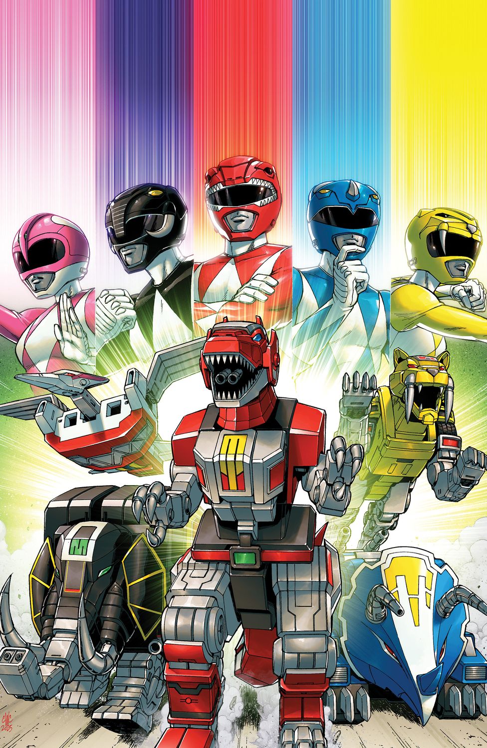 Mighty Morphin Power Rangers: Zord Quest #1 B Variant (Dressed, Coller) Mighty Morphin Power Rangers: Zord Quest #1 B Variant (Dressed, Coller)