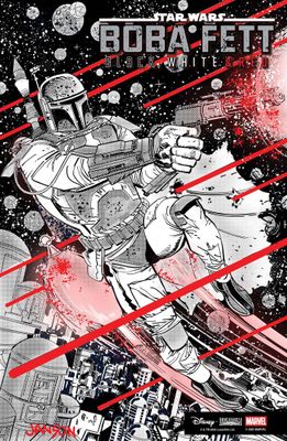 STAR WARS: BOBA FETT - BLACK, WHITE & RED #4 DAVE WACHTER 1:25 VARIANT STAR WARS: BOBA FETT - BLACK, WHITE & RED #4 DAVE WACHTER 1:25 VARIANT