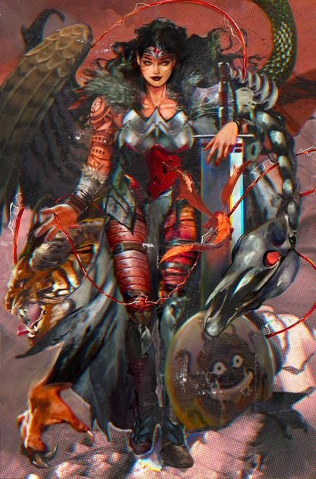 ABSOLUTE WONDER WOMAN #16 CVR E ANGELA WU CARD STOCK VAR ABSOLUTE WONDER WOMAN #16 CVR E ANGELA WU CARD STOCK VAR