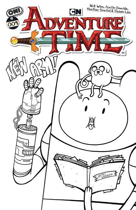 ADVENTURE TIME (2025) #9 CVR F 1:50 NICK WINN B&W VAR ADVENTURE TIME (2025) #9 CVR F 1:50 NICK WINN B&W VAR
