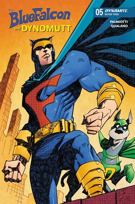 BLUE FALCON & DYNOMUTT #5 CVR B JOHN MCCREA VAR BLUE FALCON & DYNOMUTT #5 CVR B JOHN MCCREA VAR
