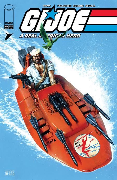 GI JOE A REAL AMERICAN HERO #324 CVR C 1:10 STEVE BEACH VAR GI JOE A REAL AMERICAN HERO #324 CVR C 1:10 STEVE BEACH VAR