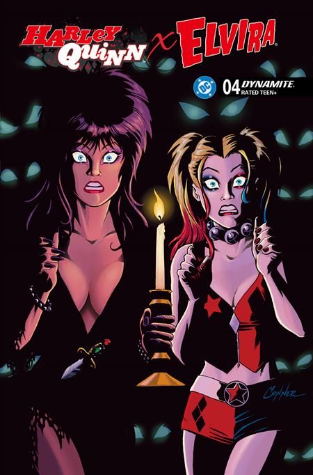 HARLEY QUINN X ELVIRA #4 CVR H 1:10 AMANDA CONNER CANDLE VAR HARLEY QUINN X ELVIRA #4 CVR H 1:10 AMANDA CONNER CANDLE VAR