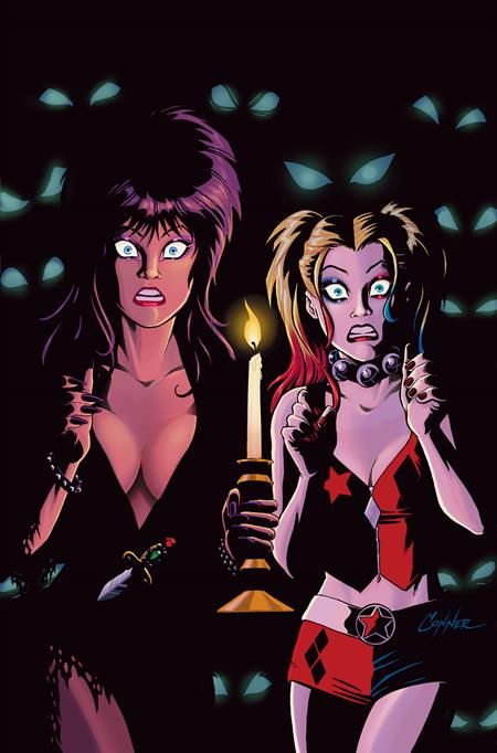 HARLEY QUINN X ELVIRA #4 CVR L 1:20 AMANDA CONNER CANDLE VIRGIN VAR HARLEY QUINN X ELVIRA #4 CVR L 1:20 AMANDA CONNER CANDLE VIRGIN VAR