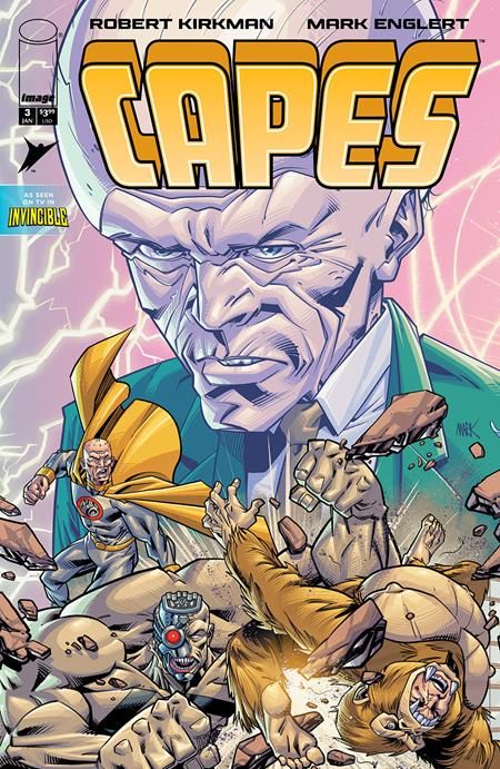 INVINCIBLE UNIVERSE CAPES #3 CVR B MARK ENGLERT VAR INVINCIBLE UNIVERSE CAPES #3 CVR B MARK ENGLERT VAR