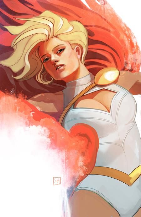 JUSTICE LEAGUE RED #6 (OF 6) CVR B STEPHANIE HANS CARD STOCK VAR JUSTICE LEAGUE RED #6 (OF 6) CVR B STEPHANIE HANS CARD STOCK VAR
