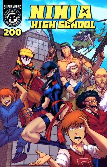NINJA HIGH SCHOOL #200 CVR B FRED PERRY VAR NINJA HIGH SCHOOL #200 CVR B FRED PERRY VAR