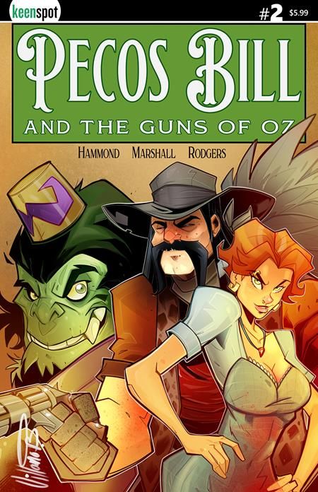 PECOS BILL & THE GUNS OF OZ #2 CVR B VILLANO VAR PECOS BILL & THE GUNS OF OZ #2 CVR B VILLANO VAR