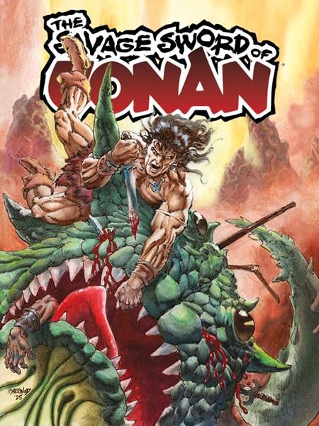 SAVAGE SWORD OF CONAN #12 CVR B GEOF ISHERWOOD VAR SAVAGE SWORD OF CONAN #12 CVR B GEOF ISHERWOOD VAR