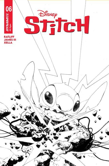 STITCH #6 CVR E 1:10 JAE LEE LINE ART VAR STITCH #6 CVR E 1:10 JAE LEE LINE ART VAR