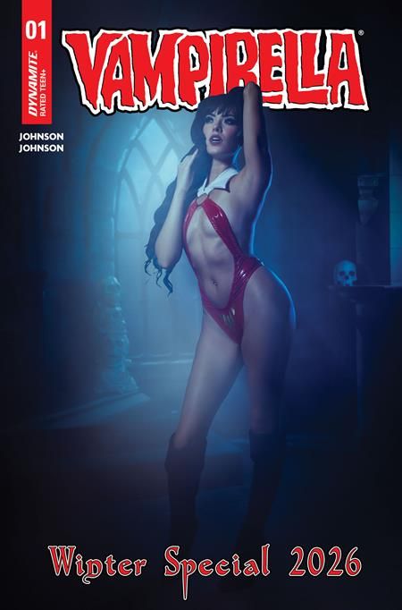 VAMPIRELLA WINTER SPECIAL 2026 #1 (ONE SHOT) CVR D COSPLAY VAR VAMPIRELLA WINTER SPECIAL 2026 #1 (ONE SHOT) CVR D COSPLAY VAR