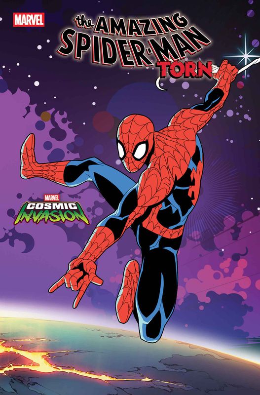 AMAZING SPIDER-MAN: TORN #4 MARVEL COSMIC INVASION VARIANT AMAZING SPIDER-MAN: TORN #4 MARVEL COSMIC INVASION VARIANT