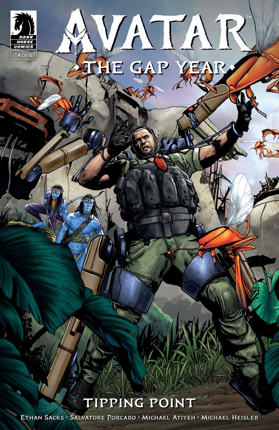 Avatar: The Gap Year--Tipping Point #4 (CVR A) (Salvatore Porcaro) Avatar: The Gap Year--Tipping Point #4 (CVR A) (Salvatore Porcaro)