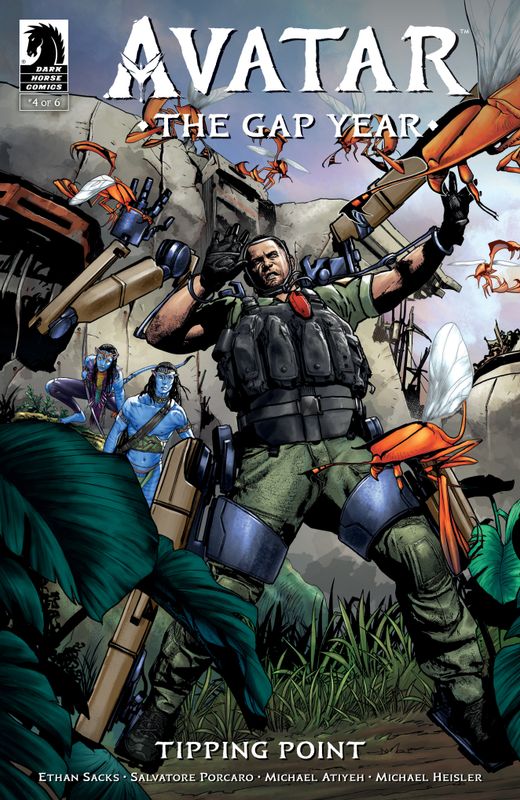 Avatar: The Gap Year--Tipping Point #4 (CVR A) (Salvatore Porcaro) Avatar: The Gap Year--Tipping Point #4 (CVR A) (Salvatore Porcaro)