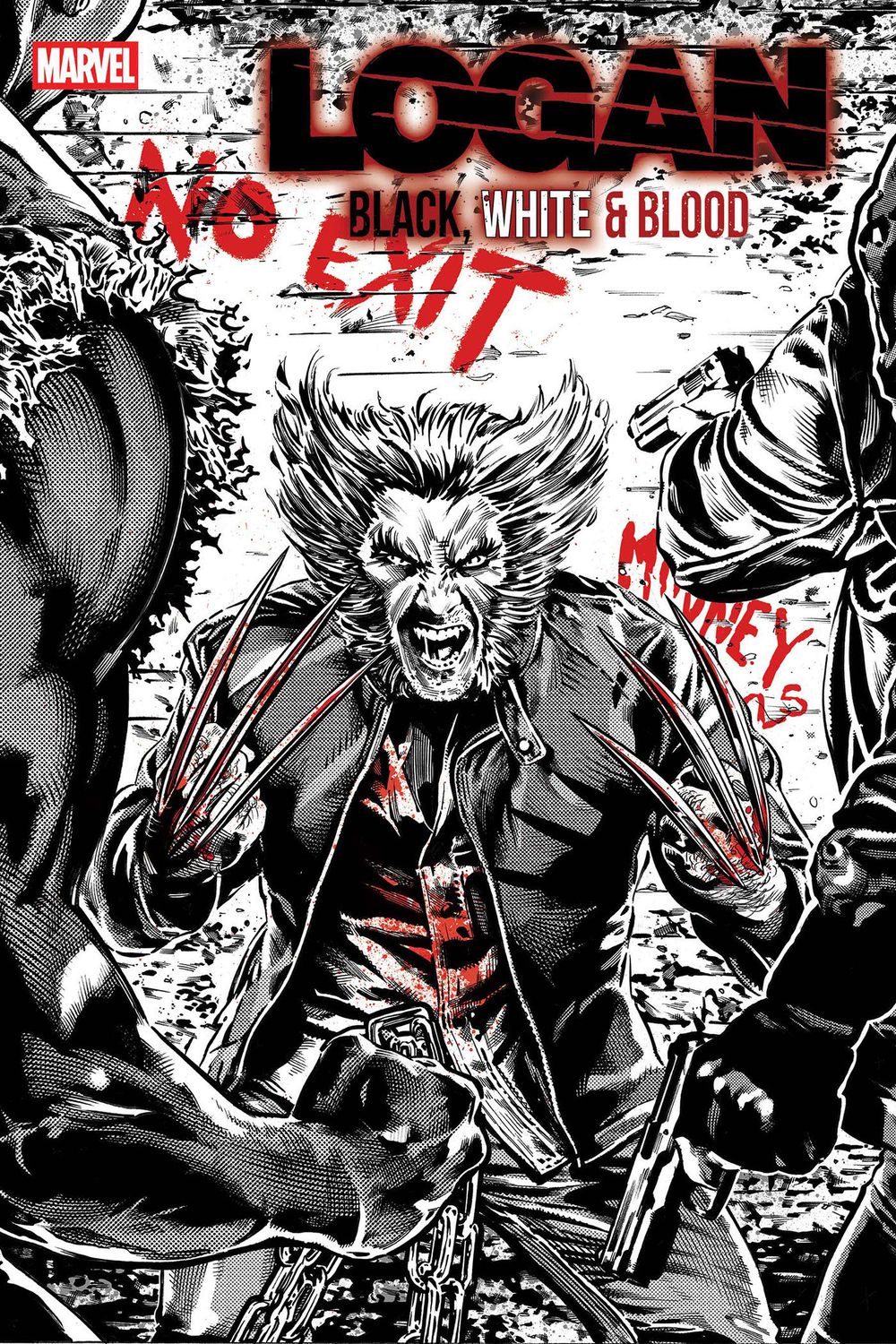 LOGAN: BLACK, WHITE & BLOOD #2 STEPHEN MOONEY VARIANT