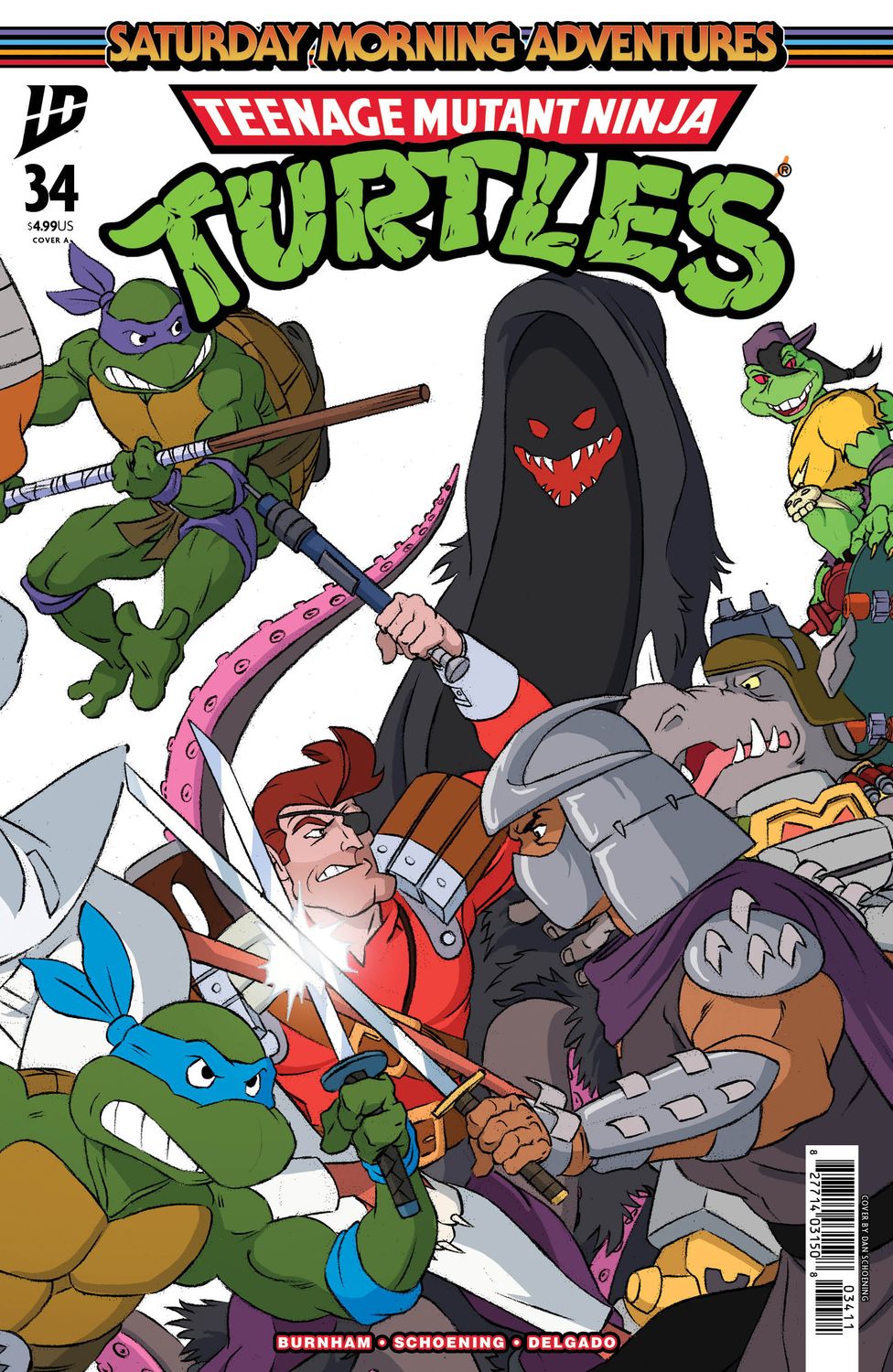 Teenage Mutant Ninja Turtles: Saturday Morning Adventures #34 Cover A (Schoening Connecting Cover Set) Teenage Mutant Ninja Turtles: Saturday Morning Adventures #34 Cover A (Schoening Connecting Cover Set)