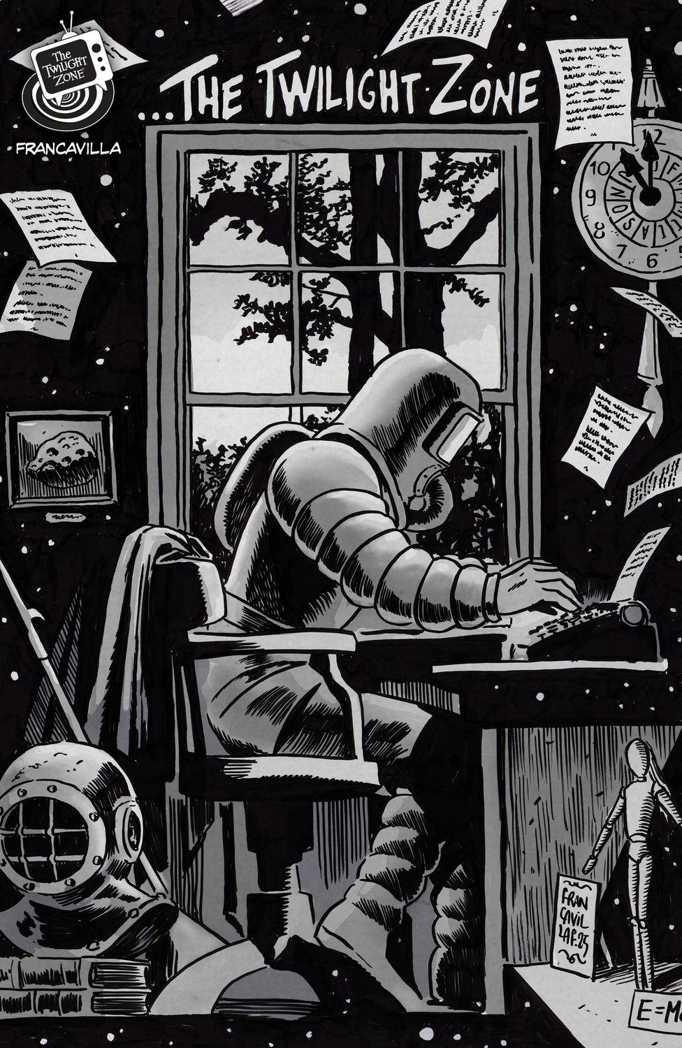 The Twilight Zone #5 Variant B (Francavilla Connecting Cover) The Twilight Zone #5 Variant B (Francavilla Connecting Cover)