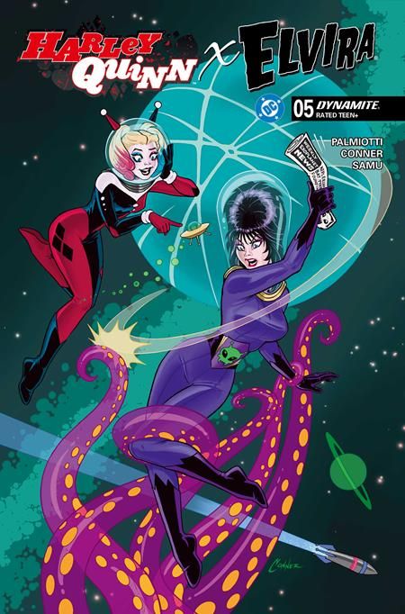 HARLEY QUINN X ELVIRA #5 CVR A AMANDA CONNER TENTACLES HARLEY QUINN X ELVIRA #5 CVR A AMANDA CONNER TENTACLES