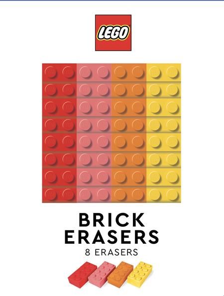 LEGO BRICK ERASERS (MULTICOLOR PACK OF 8) LEGO BRICK ERASERS (MULTICOLOR PACK OF 8)