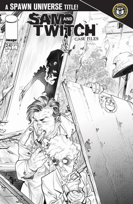 SPAWN SAM AND TWITCH CASE FILES #24 CVR B IG GUARA B&W VAR SPAWN SAM AND TWITCH CASE FILES #24 CVR B IG GUARA B&W VAR