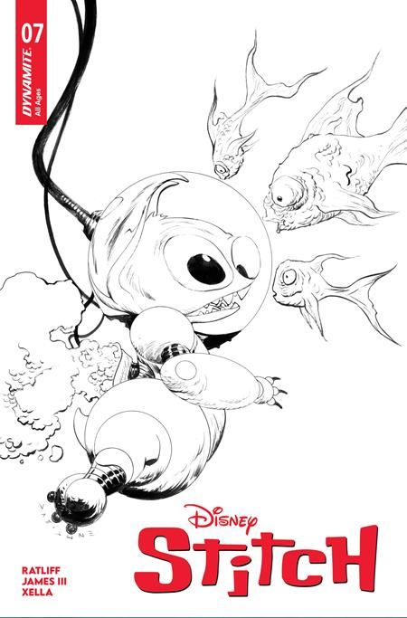 STITCH #7 CVR E 1:10 JAE LEE LINE ART VAR