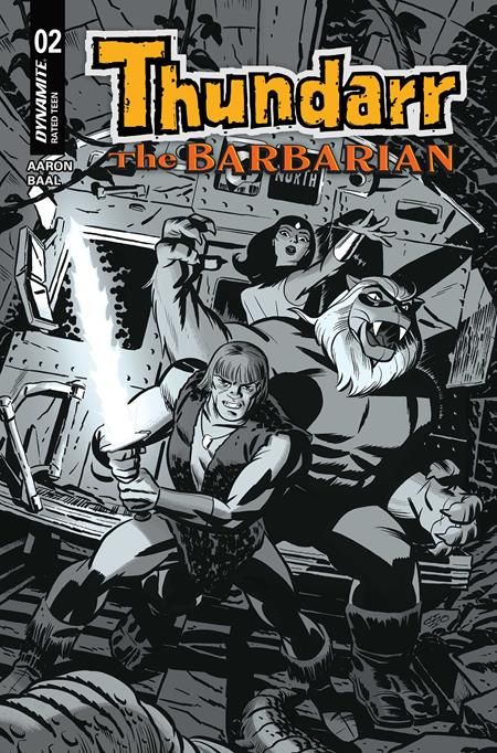 THUNDARR THE BARBARIAN #2 CVR F 1:10 MICHAEL CHO LINE ART VAR THUNDARR THE BARBARIAN #2 CVR F 1:10 MICHAEL CHO LINE ART VAR