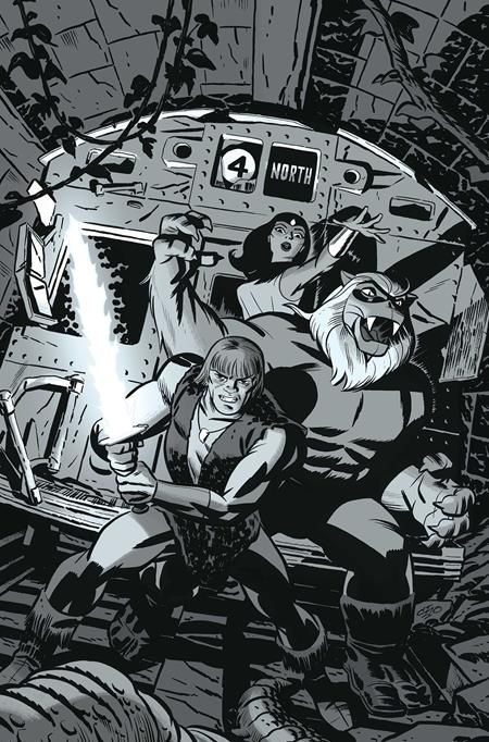 THUNDARR THE BARBARIAN #2 CVR H 1:15 MICHAEL CHO LINE ART VIRGIN VAR