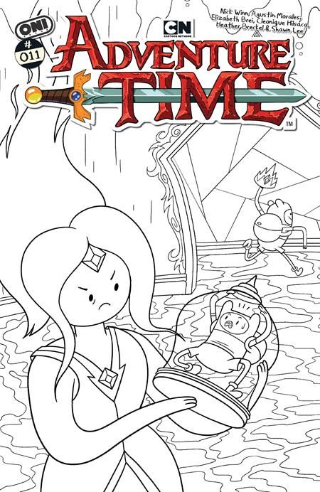 ADVENTURE TIME (2025) #11 CVR E 1:20 NICK WINN B&W VAR
