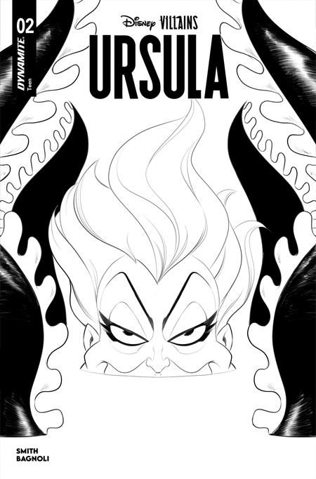 DISNEY VILLAINS URSULA #2 CVR G 1:10 ROBERT QUINN LINE ART VAR DISNEY VILLAINS URSULA #2 CVR G 1:10 ROBERT QUINN LINE ART VAR