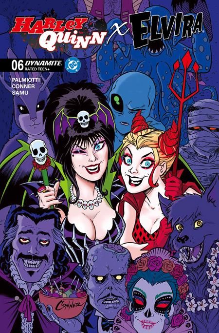 HARLEY QUINN X ELVIRA #6 CVR A AMANDA CONNER PARTY