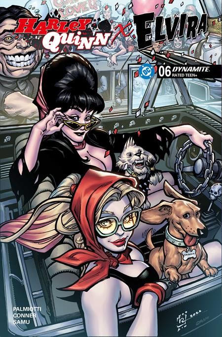 HARLEY QUINN X ELVIRA #6 CVR B CHAD HARDIN VAR HARLEY QUINN X ELVIRA #6 CVR B CHAD HARDIN VAR