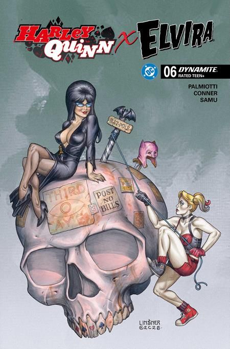 HARLEY QUINN X ELVIRA #6 CVR C JOSEPH MICHAEL LINSNER VAR HARLEY QUINN X ELVIRA #6 CVR C JOSEPH MICHAEL LINSNER VAR