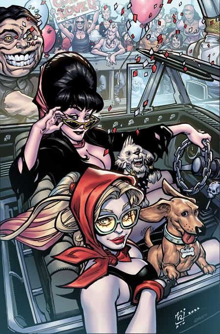 HARLEY QUINN X ELVIRA #6 CVR K 1:15 CHAD HARDIN VIRGIN VAR HARLEY QUINN X ELVIRA #6 CVR K 1:15 CHAD HARDIN VIRGIN VAR