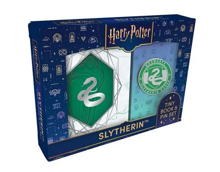 HARRY POTTER SLYTHERIN TINY BOOK AND PIN SET