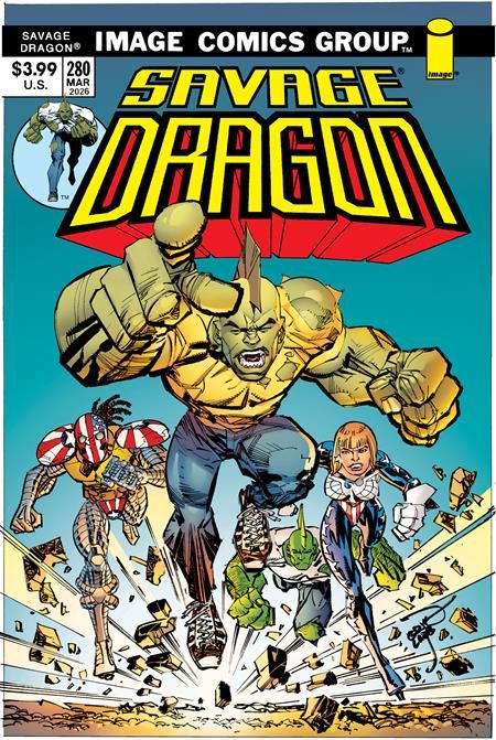 SAVAGE DRAGON #280 CVR B ERIK LARSEN 70S TRADE DRESS VAR SAVAGE DRAGON #280 CVR B ERIK LARSEN 70S TRADE DRESS VAR