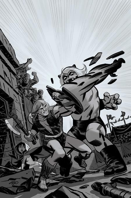 THUNDARR THE BARBARIAN #3 CVR H 1:15 MICHAEL CHO LINE ART VIRGIN VAR THUNDARR THE BARBARIAN #3 CVR H 1:15 MICHAEL CHO LINE ART VIRGIN VAR