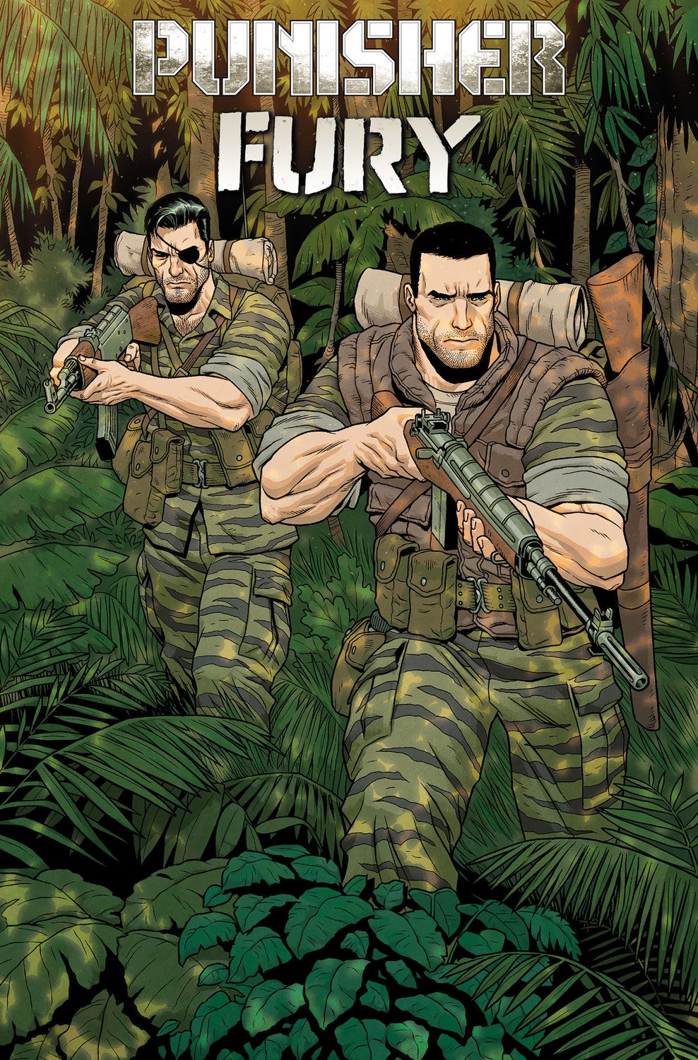 Punisher & Fury Max By Garth Ennis Omnibus Variant Jacen Burrows Cover [DM Only]