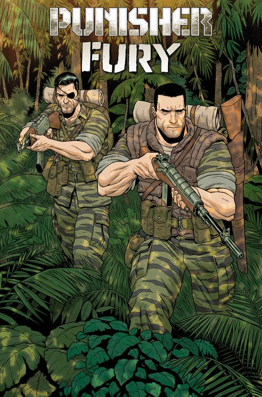 Punisher & Fury Max By Garth Ennis Omnibus Variant Jacen Burrows Cover [DM Only]