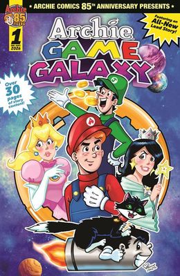 ARCHIE COMICS 85TH ANNIVERSARY PRESENTS ARCHIE GAME GALAXY #1 (ONE SHOT) CVR A HOLLY G ARCHIE COMICS 85TH ANNIVERSARY PRESENTS ARCHIE GAME GALAXY #1 (ONE SHOT) CVR A HOLLY G