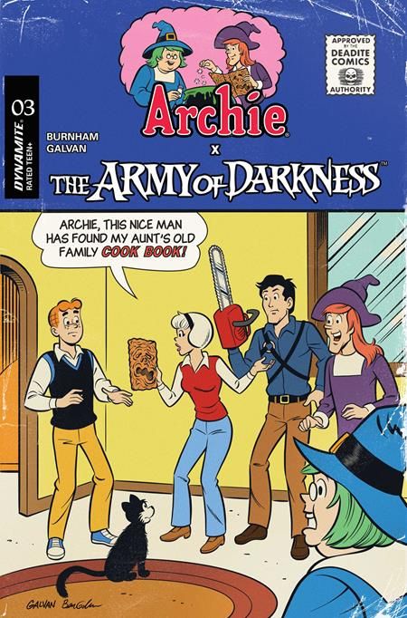 ARCHIE X ARMY OF DARKNESS #3 CVR B BILL GALVAN VAR ARCHIE X ARMY OF DARKNESS #3 CVR B BILL GALVAN VAR